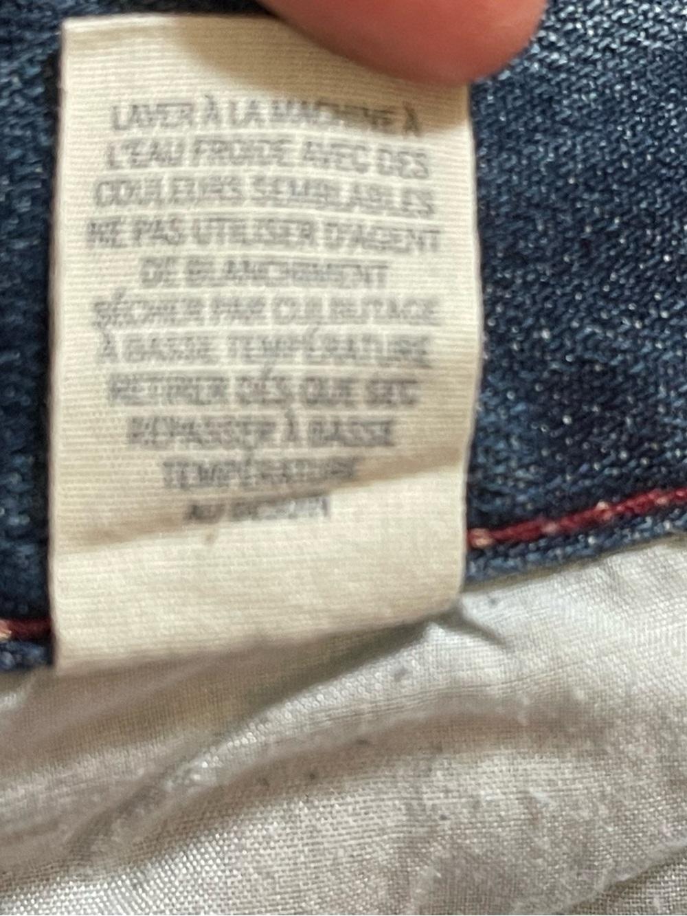 Vintage American Eagle Outfitters Denim Mini Skirt in Dark Blue Wash - Picture 9 of 10
